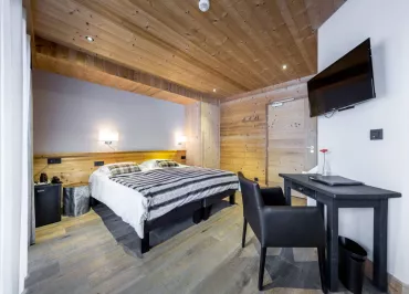 Vue sur la chambre lodge