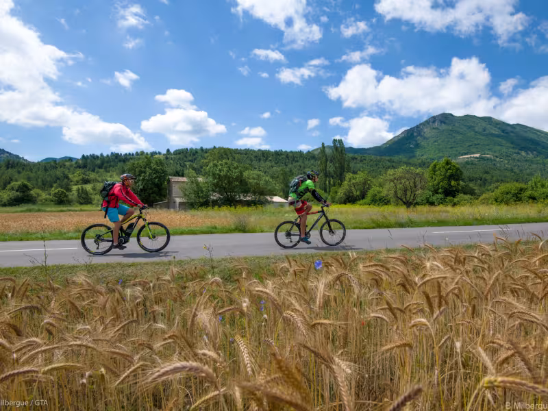 Een kleurrijke sfeer op de Routes des Baronnies