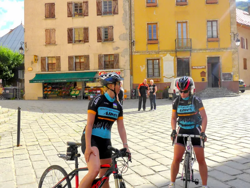 Aankomst in Valloire