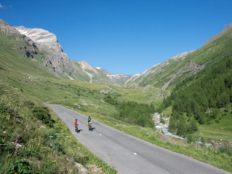 Aan de voet van de Col de l'Iseran aan de Haute-Tarentaise kust