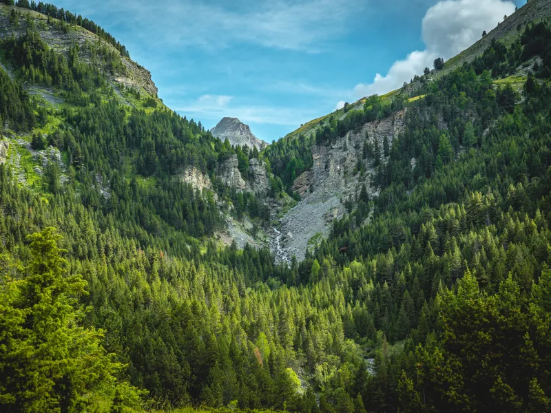 Pissoun waterval bij Terres Pleines