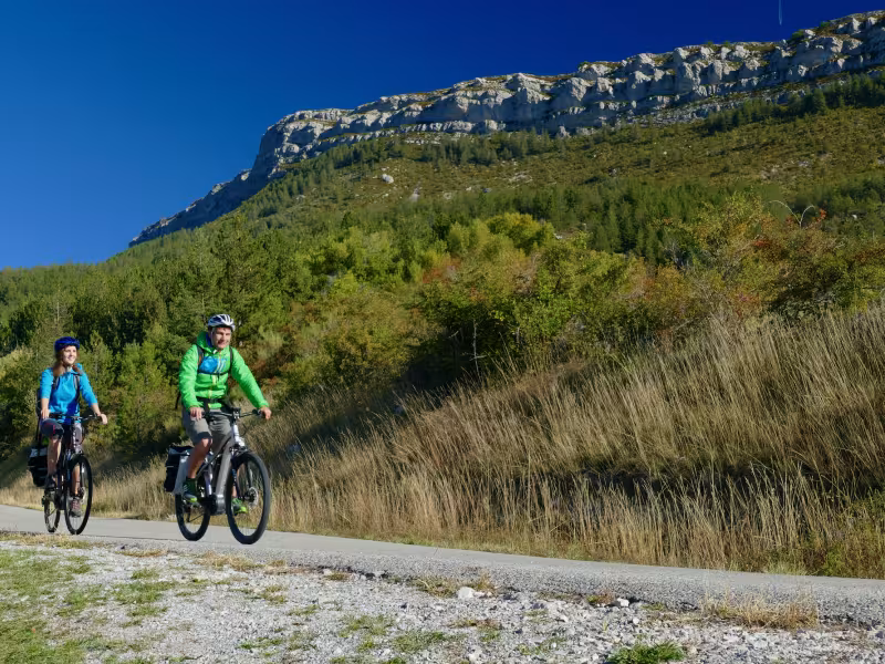 Op de Col du Corobin tussen Digne-les-Bains en Barrême