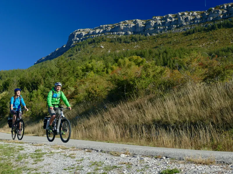 Op de Col du Corobin tussen Digne-les-Bains en Barrême