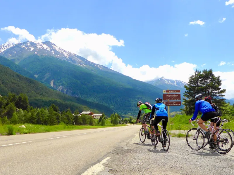 Afdaling van de Maurienne-vallei, het grootste fietsgebied ter wereld