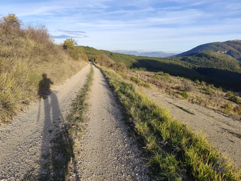 Einde van de dag op de zuidelijke grindpaden
