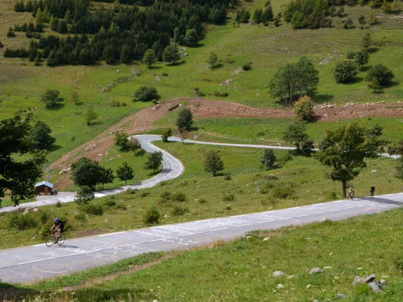 Op weg naar Alpe d'Huez