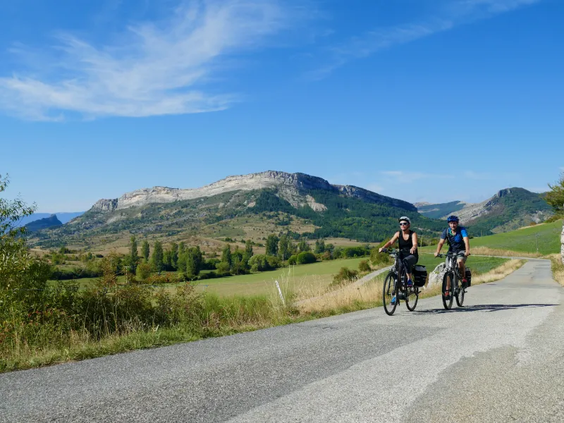 Tussen Sisteron en Digne-les-Bains via het Monges-massief