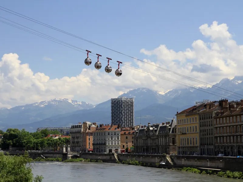 Grenoble in het hart van de Alpen