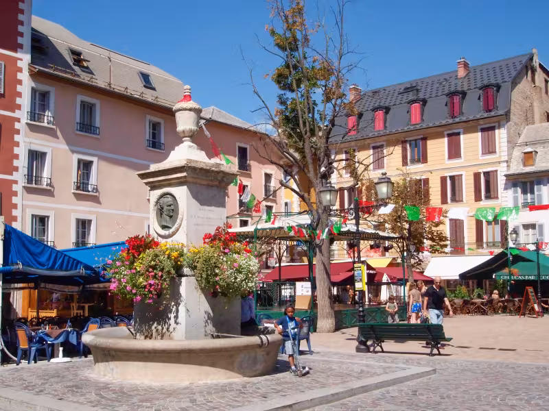 De charmante en kleurrijke stad Barcelonnette