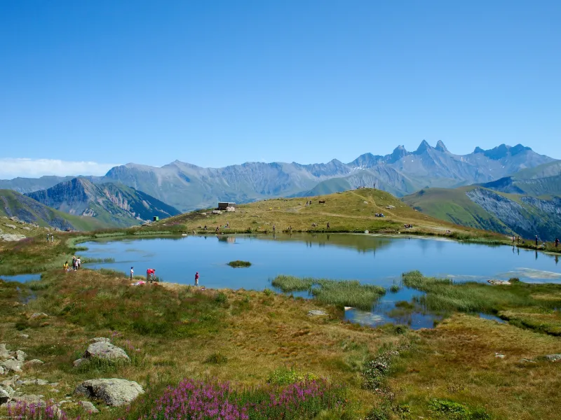 Meer van Guichard op de Croix de Fer pas