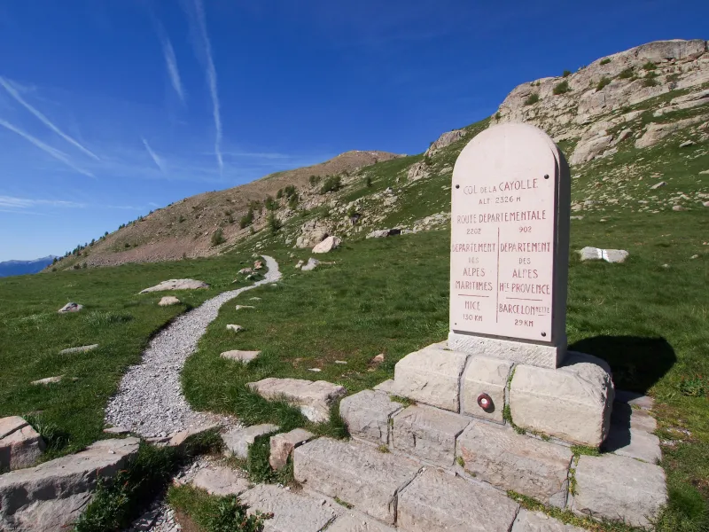 De Col de la Cayolle, vertrekpunt voor wandelingen naar het Nationaal Park Mercantour