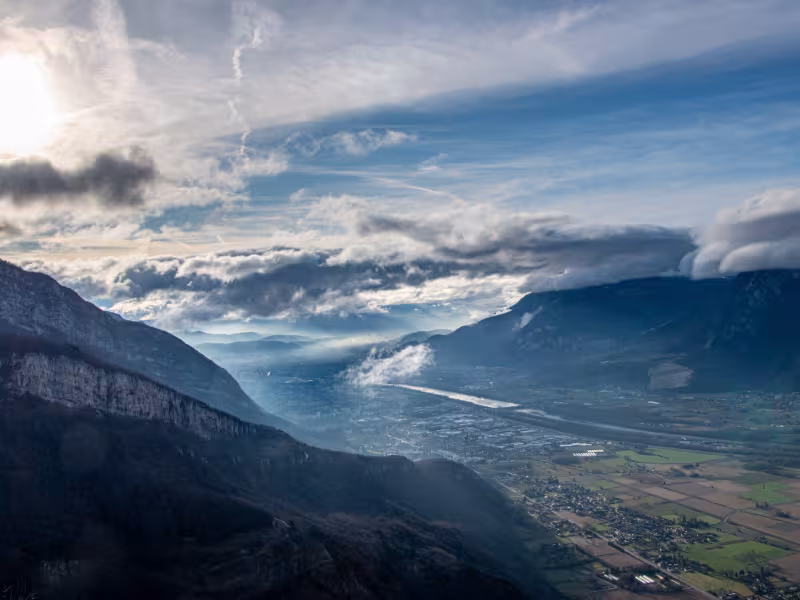 De Néron en de Vercors boven de Isère bij Grenoble