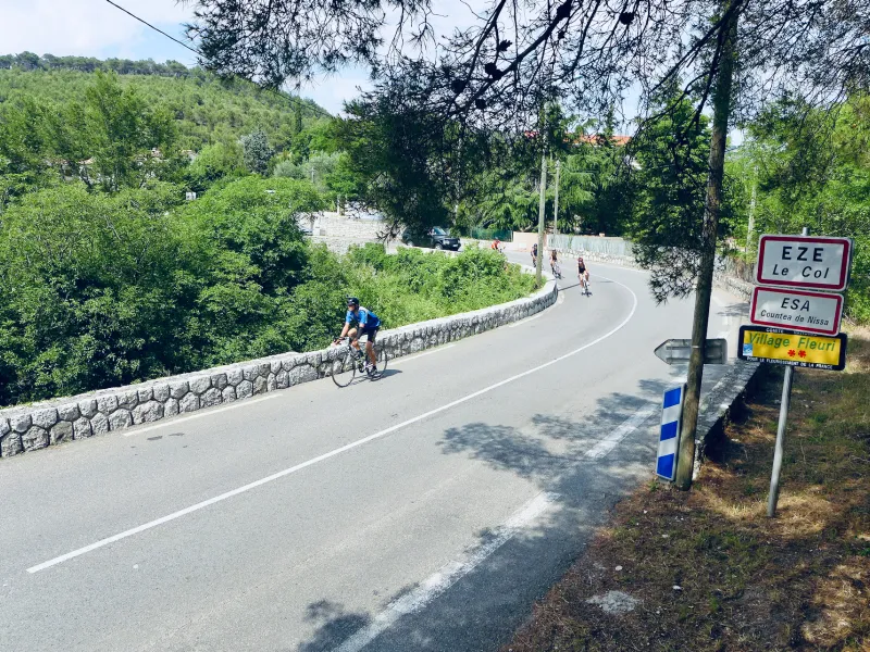 De wijk Col d'Èze tussen Menton en Nice