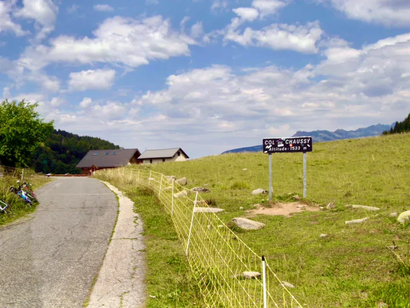 Passage over de Col de Chaussy