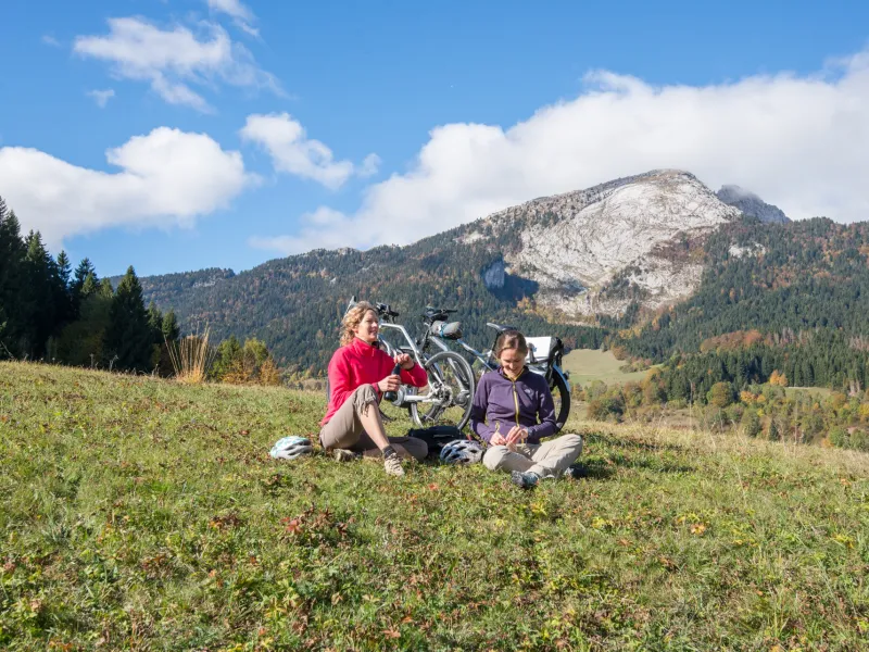 Snackpauze op de P'tites Routes du Soleil