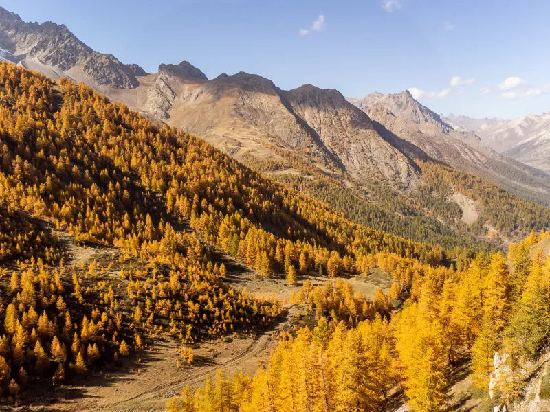 Herfstlandschappen in Serre-Chevalier