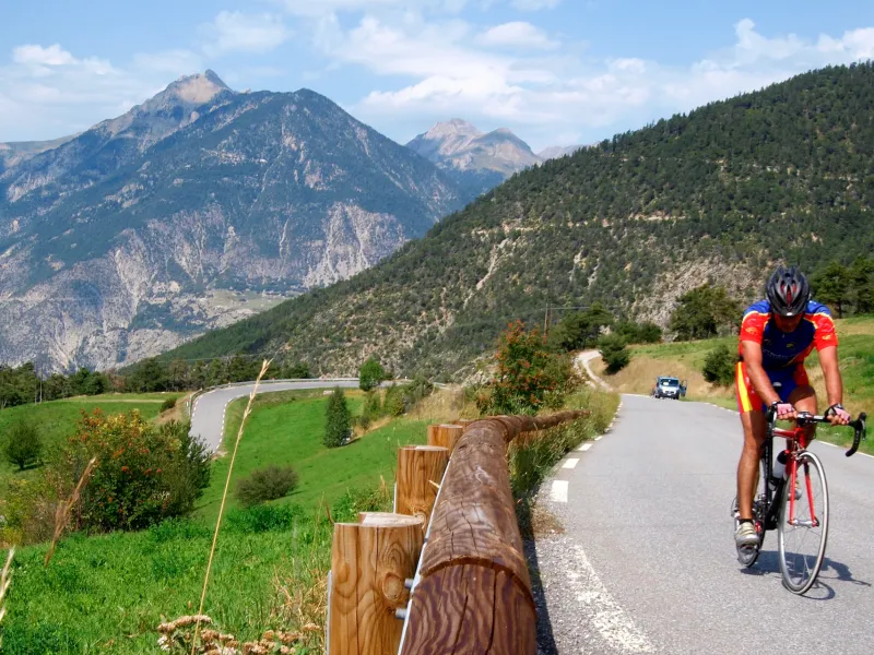Eerste hellingen op de Col de Vars