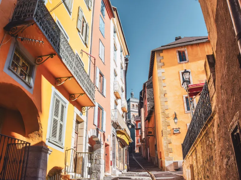 Smalle straatjes van Briançon
