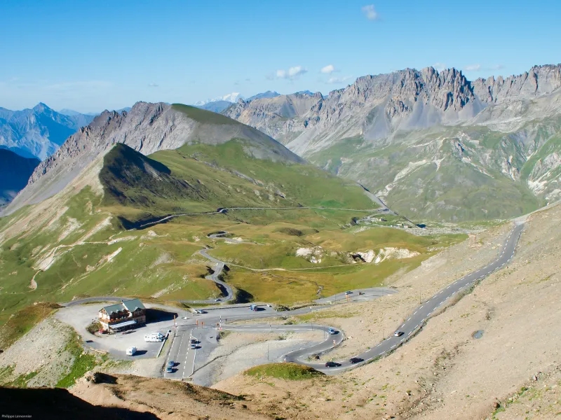 Top van de Galibier, noordzijde