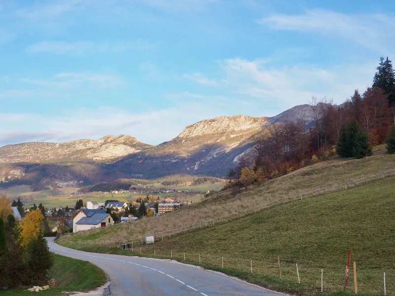 Op de weg van Bois Barbu naar Villard de Lans