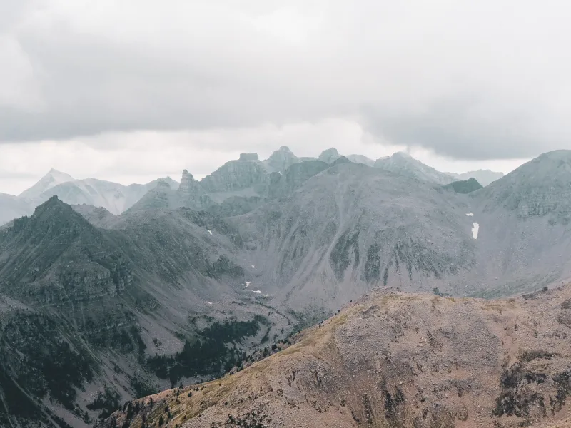 Uitzicht vanaf de top van La Bonette
