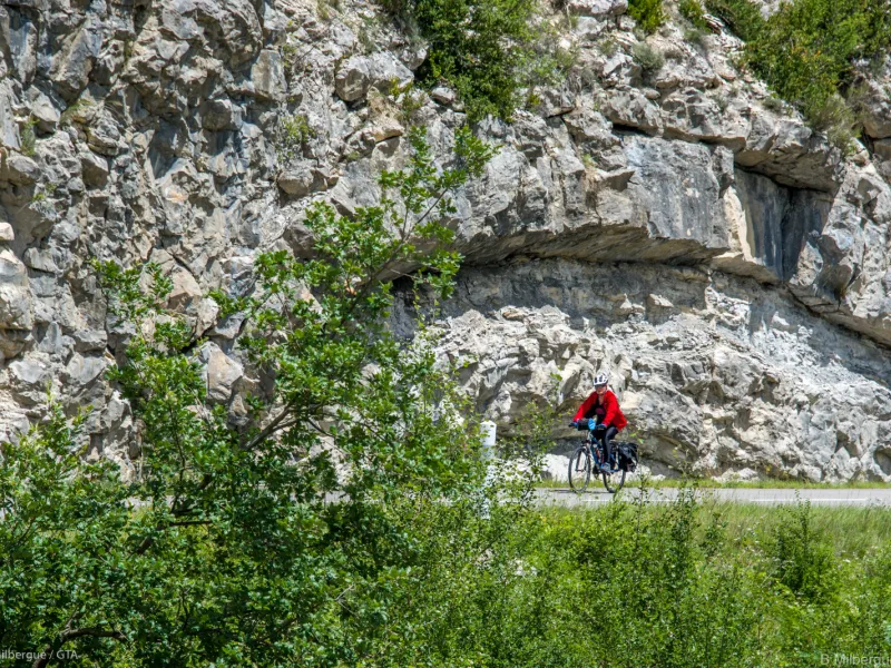 De minerale atmosfeer van de Gorges de la Méouge