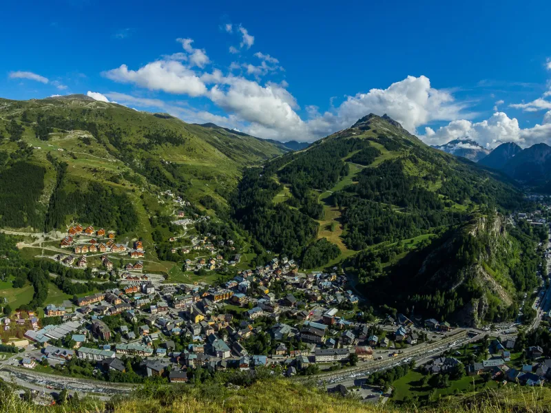 het vakantiedorp Valloire