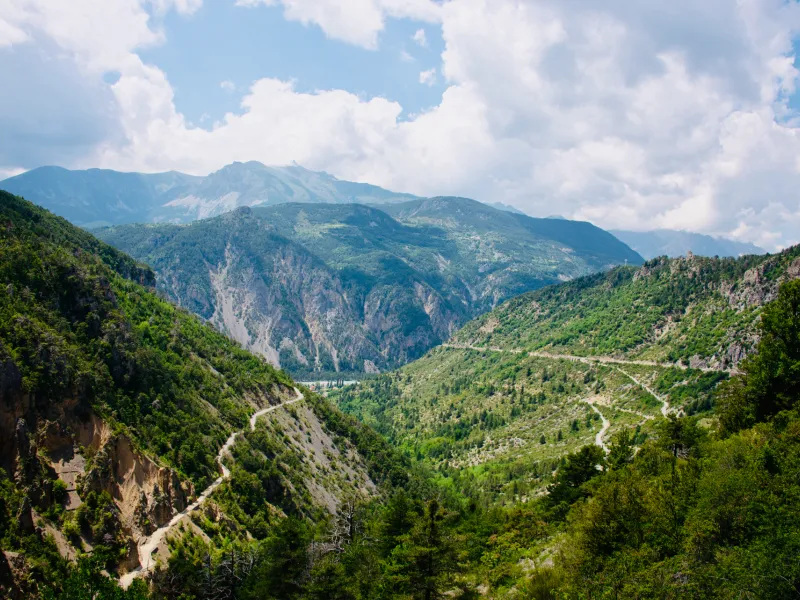 Beklimming naar Valberg vanuit Guillaumes