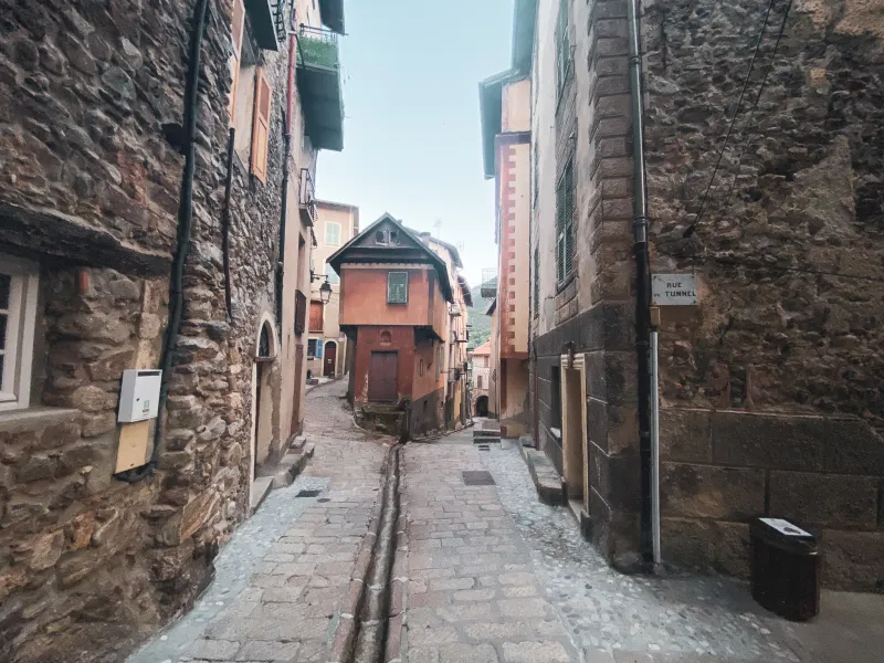 Smalle straatjes van Saint-Martin-Vésubie