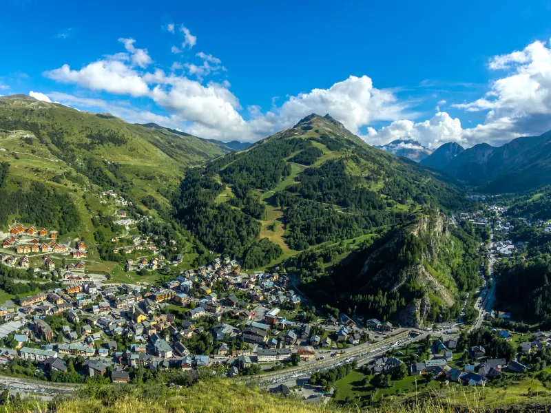 Valloire dorp galibier