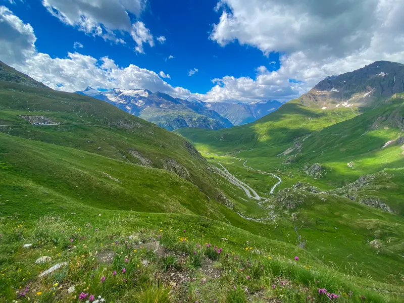 Zuidkant van de Col de l'Iseran in Haute-Maurienne - Vanoise
