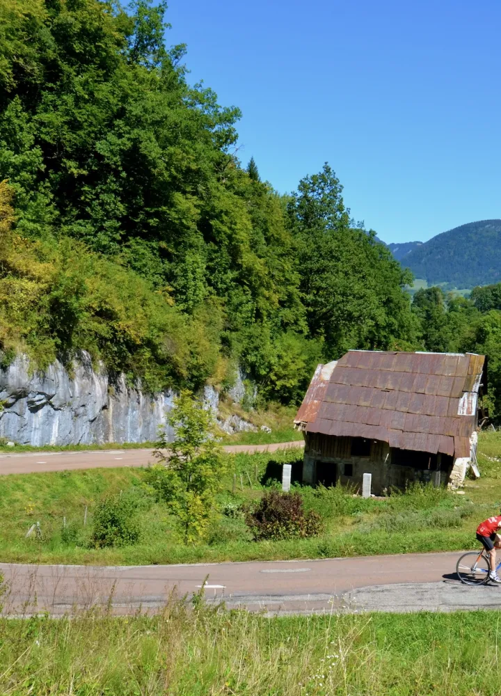 De klim naar de Col du Frêne