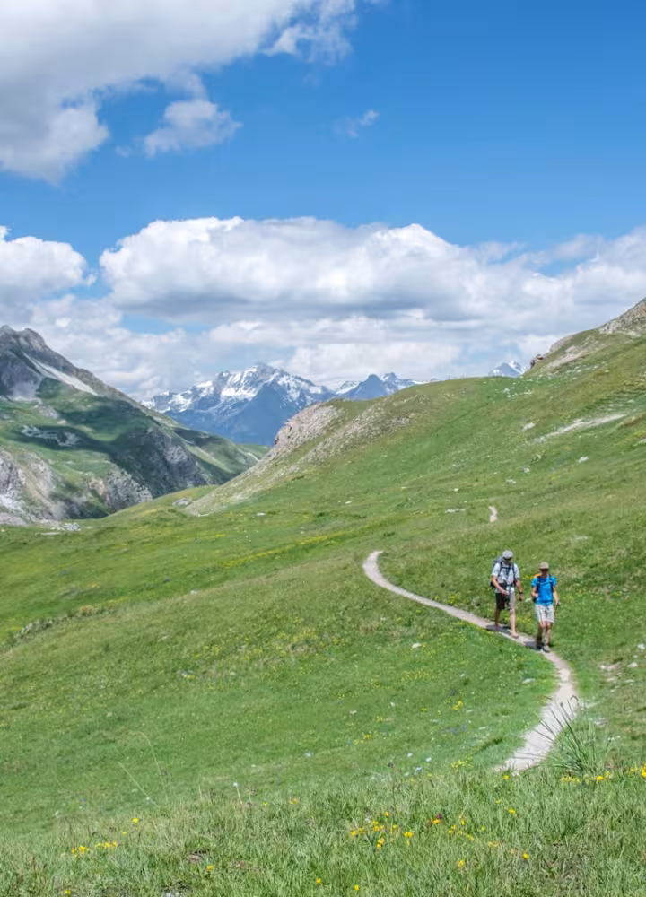 Weidse ruimtes op de Grande Traversée des Alpes te voet