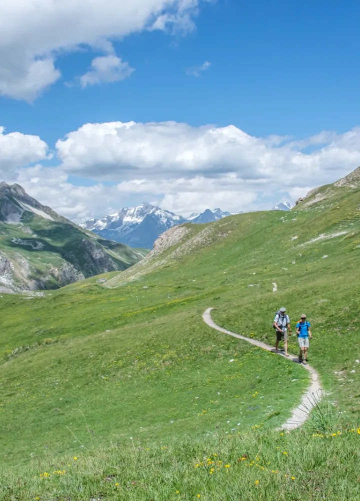 Weidse ruimtes op de Grande Traversée des Alpes te voet