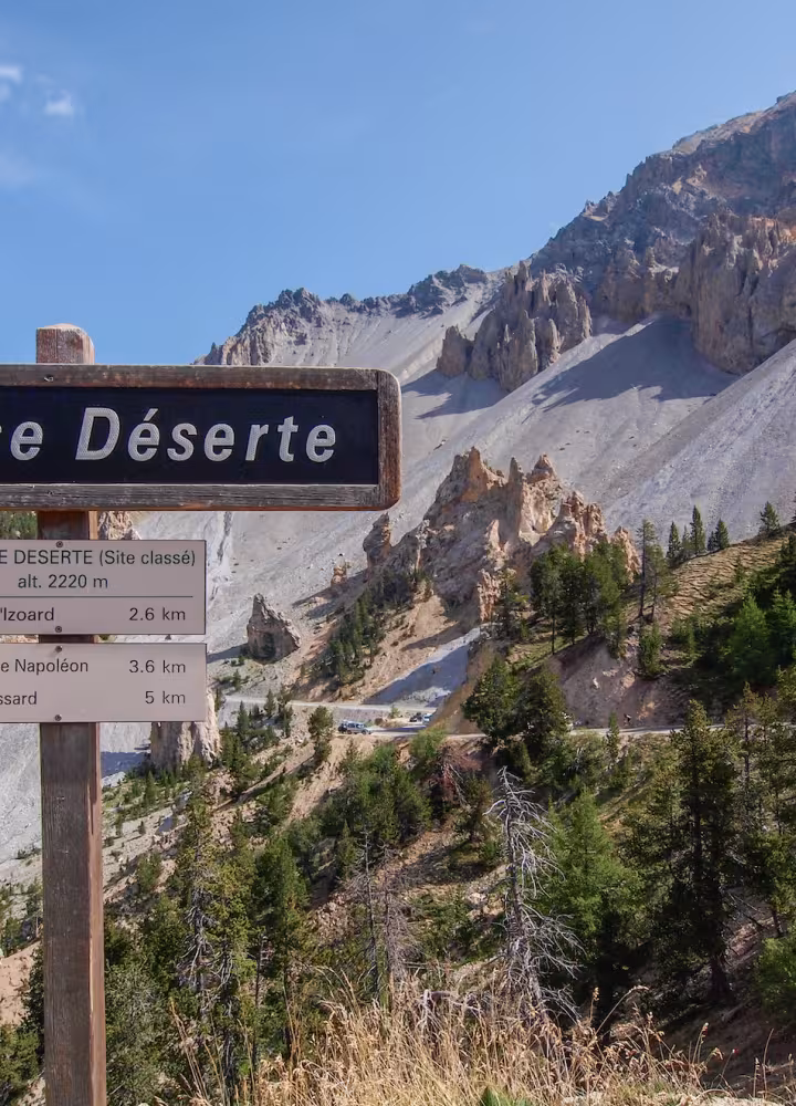 La Casse Déserte, een illustratie van het werk van erosie