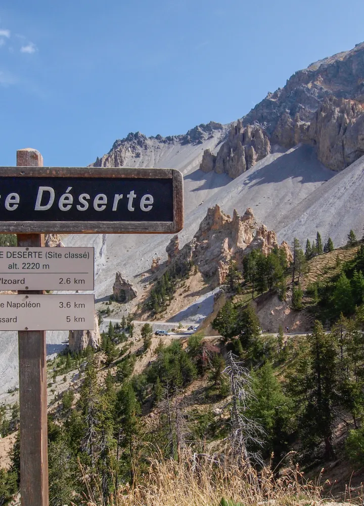 La Casse Déserte, een illustratie van het werk van erosie