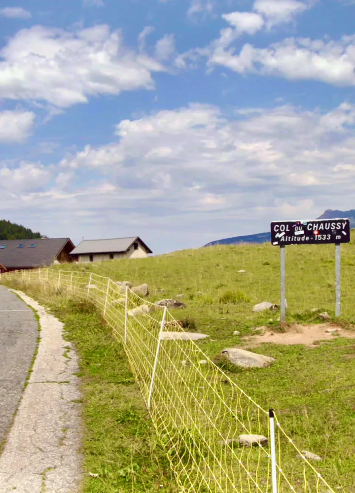 Passage over de Col de Chaussy