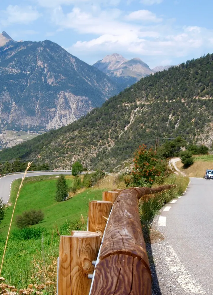 Eerste hellingen op de Col de Vars