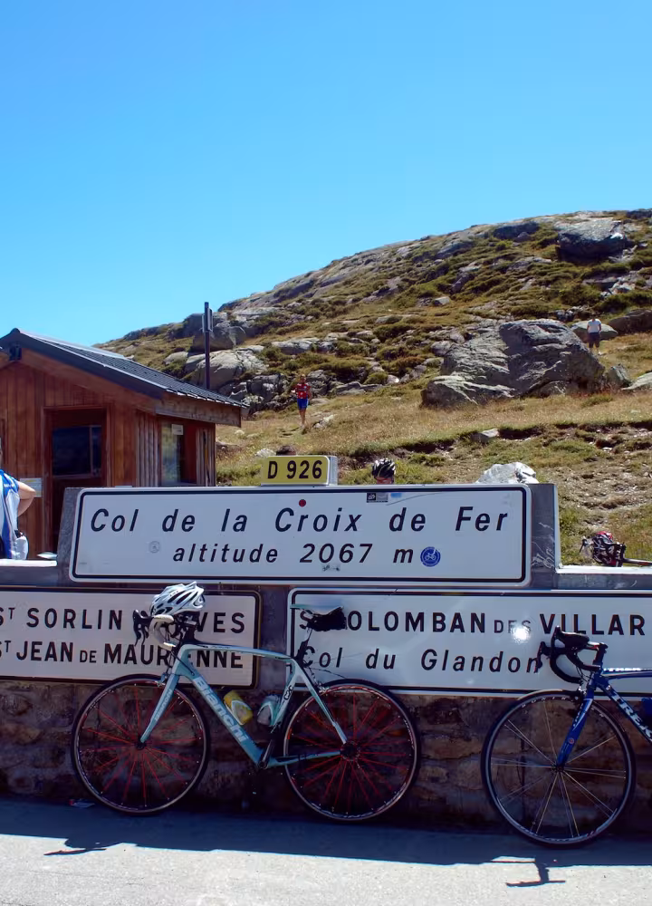 Top van de Croix de Fer pas