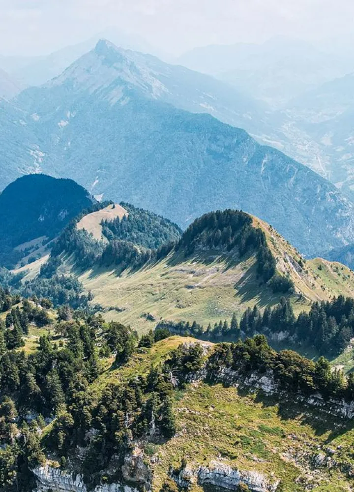 Panorama van Thônes Aravis