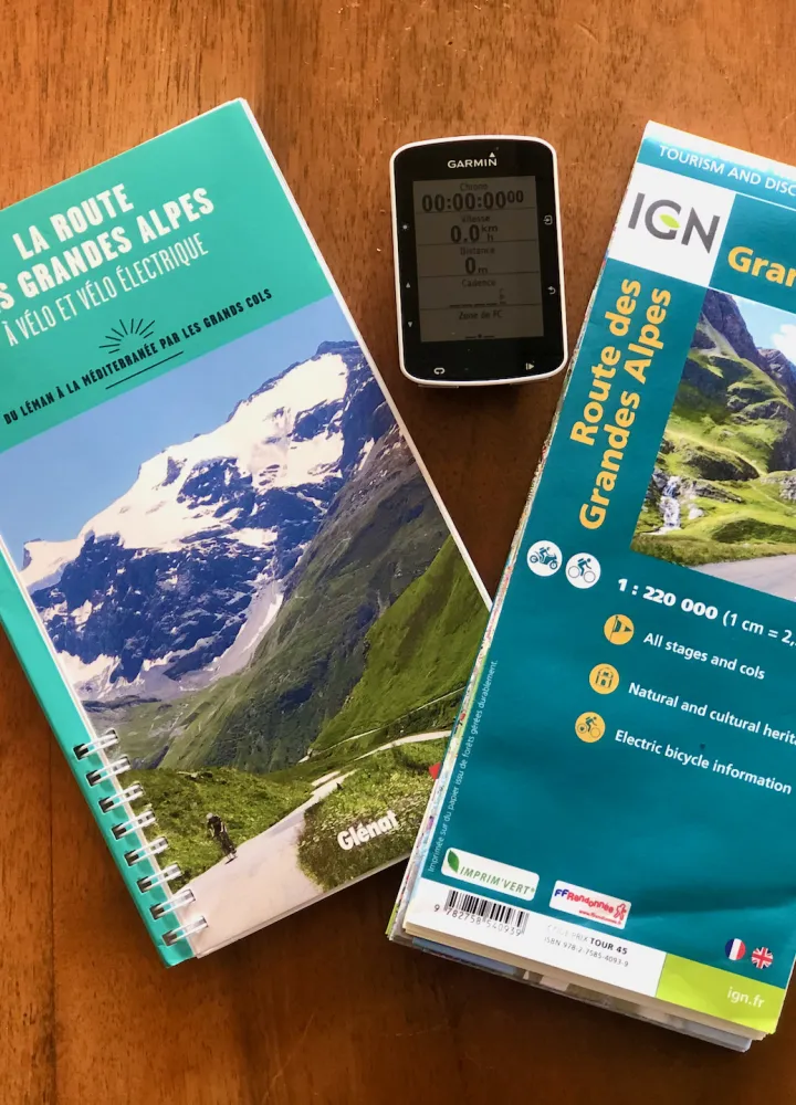 Kaart en GPS-gidsen op RGA
