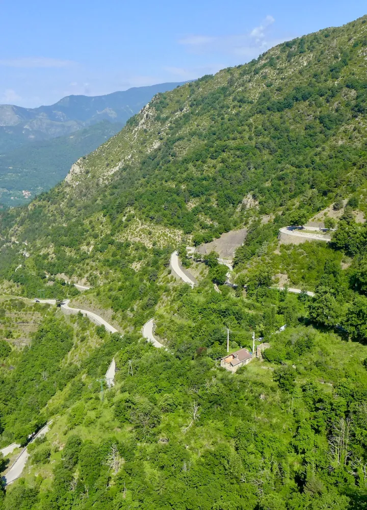 Noordkant van de Col de Turini