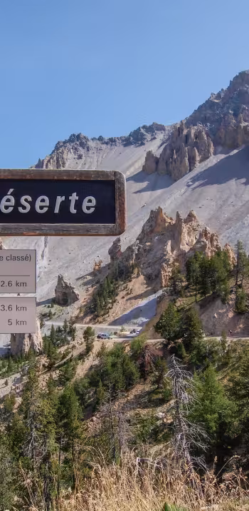 La Casse Déserte, een illustratie van het werk van erosie