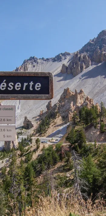 La Casse Déserte, een illustratie van het werk van erosie