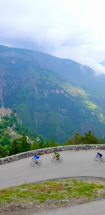 Zuidoostelijke zijde van de Col de la Couillole