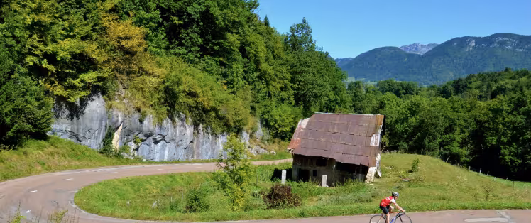 De klim naar de Col du Frêne