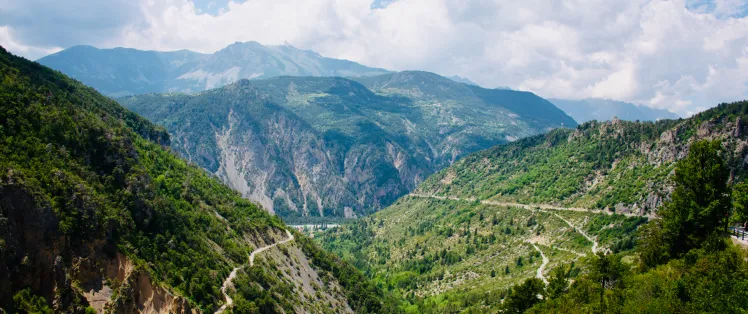 Beklimming naar Valberg vanuit Guillaumes