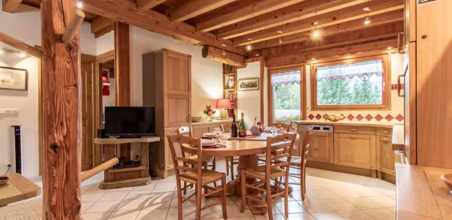 Pièce principale du gîte