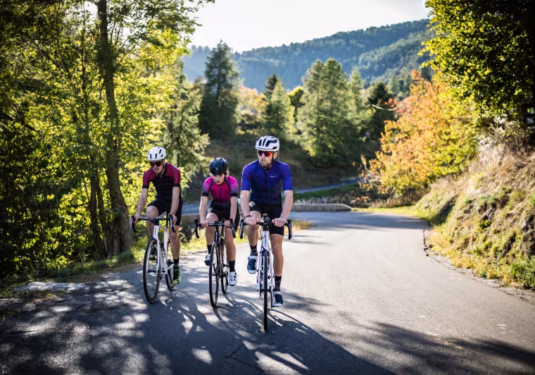 Fietsen bij aankomst in Nice