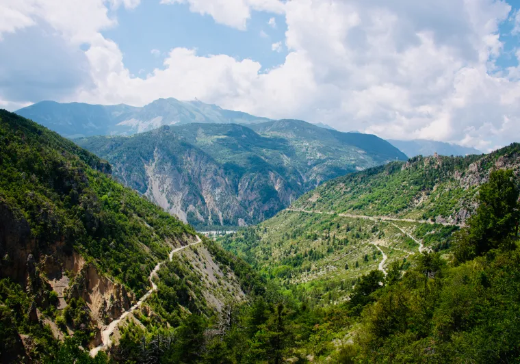 Beklimming naar Valberg vanuit Guillaumes